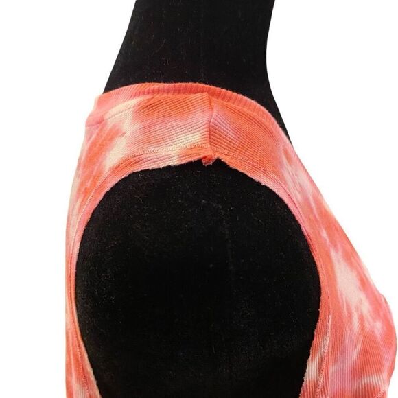 True Craft Pink and White Tie Dye Waffle Weave Sleeveless Top Sz 3X NWT - Picture 7 of 12